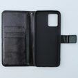 Cu clapetă pentru Motorola Moto G54 5G, Crazy Horse Wallet, negru