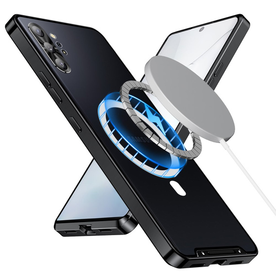 Carcasă de protecție pentru camera foto pentru Samsung Galaxy Note 10+ Plus, CamShield MagSafe, transparent / negru