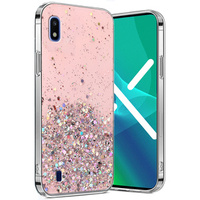 Huse pentru Samsung Galaxy A10, Glittery, roz