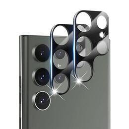 2x ERBORD sticlă călită ERBORD pentru camera pentru Samsung Galaxy S24 Ultra, transparentă