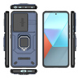 Husă pentru Xiaomi Redmi Note 13 Pro 5G, KickStand Camera Lens, albastru