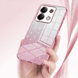 Husa pentru Xiaomi Redmi Note 13 5G, Glitter Case CamShield, roz
