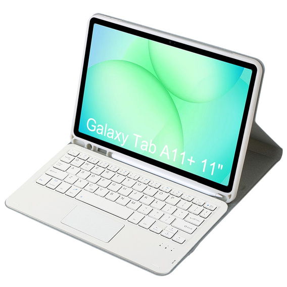 Husă cu tastatură Bluetooth și touchpad pentru Samsung Galaxy Tab A11+