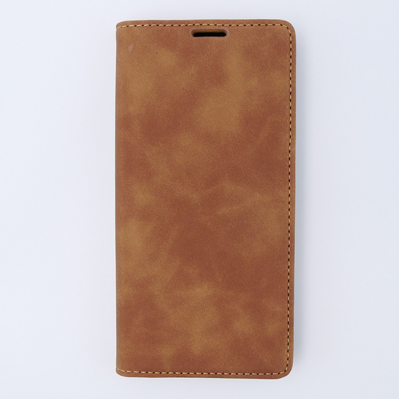 Husă pentru Motorola Moto G13/ G23 4G, ERBORD Vintage, portofel cu clapetă, maro