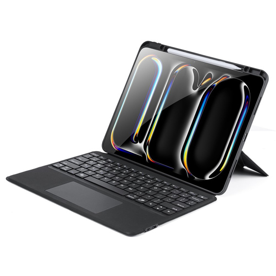 Husă pentru tastatură pentru Apple iPad Pro 13" 7th gen 2024, Dux Ducis DK Series, negru