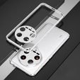 Husa pentru Xiaomi 14 Ultra, Armor Bumper, cu capac pentru obiectiv, de argint