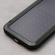 Love Mei Huse pentru iPhone 12, armored with glass, verde