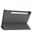 Husă pentru Samsung Galaxy Tab S9 FE, Tri-fold, gri