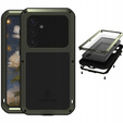 Love Mei Huse pentru Samsung Galaxy S25, armored with glass, verde