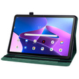 Husa pentru Lenovo Tab M10 10.1 Gen 3, Wallet Pen Slot, verde