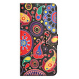 Cu clapetă pentru Motorola Moto G73 5G, Wallet, colorful jellyfish, negru