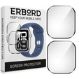 2x ERBORD Hybrid Glass pentru Apple Watch 10/11 42mm