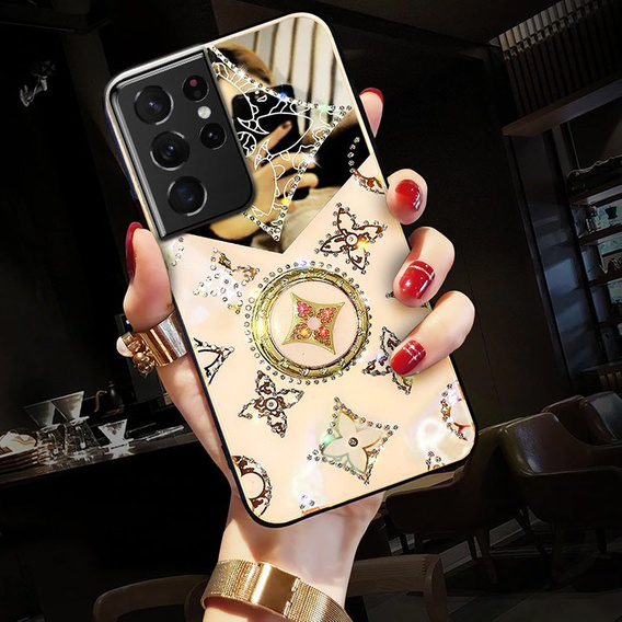 Fashion Huse pentru Samsung Galaxy S21 Ultra, roz