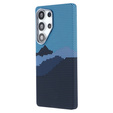 Carcasa pentru Samsung S25 Ultra, Carbon Fiber MagSafe, albastru / albastru marin