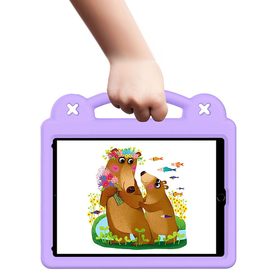 Husă pentru copii pentru Lenovo Tab M10 X505F X605F / Tab P10-X705F/L / Huawei T5 10.1, Cute Patterns, cu suport, violet