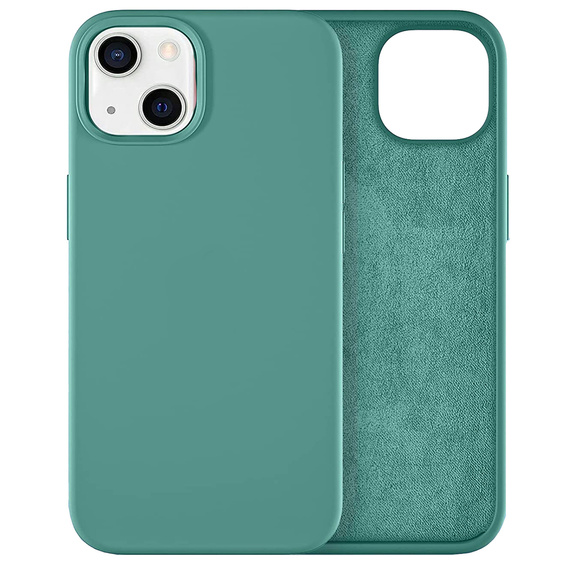 Husa pentru iPhone 14 Plus, Silicone Lite, verde