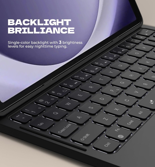 Carcasă magnetică Dexnor cu tastatură și touchpad pentru Samsung Galaxy Tab A9+