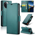 Husă pentru Xiaomi Poco F7 Ultra, ERBORD Glossy Litchi, portofel cu clapetă, verde