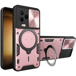 Husă blindată pentru Infinix Note 12 Pro 4G / Note 12 2023, CamShield Slide, roz rose gold