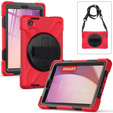 Husă pentru copii pentru Lenovo Tab M8 Gen 4 TB-300FU, blindată cu curea, roșu
