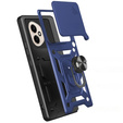 Husă blindată pentru Honor 400 5G, CamShield Slide, albastru