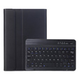 Carcasă + tastatură Samsung Galaxy Tab A9, Leather Pen Slot, negru
