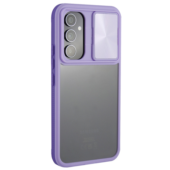 Huse pentru Samsung Galaxy S23 FE, Slide Camera, violet