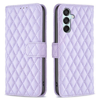 Cu clapetă pentru Samsung Galaxy M15 5G, Wallet, BINFEN COLOR, violet