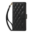 Carcasă cu clapetă pentru Honor 400 Pro 5G, Crossbody Leather Wallet, negru
