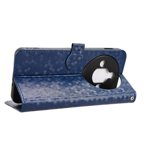 Husă tip portofel Rhombus pentru Nubia Focus Pro 5G, albastră