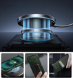 Carcasă blindată pentru iPhone 16, Dexnor CamProtect MagSafe, verde