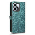 Husă cu clapetă pentru Oppo Reno 14F, Wallet Rhombus, verde