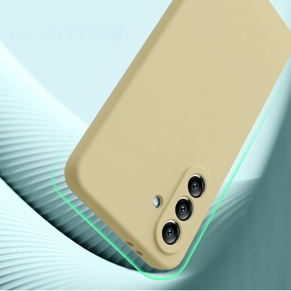 Husa pentru Samsung Galaxy A56 5G, Silicone Lite, bej