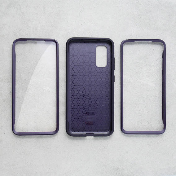 Huse pentru Samsung Galaxy S20, Suritch Basic (Two Frames), violet