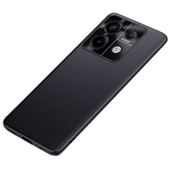 Husă din piele pentru Xiaomi Redmi Note 13 Pro 5G, leather hybrid, negru