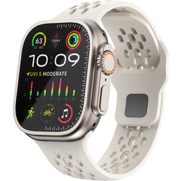 Curea din silicon pentru Apple Watch 1/2/3/4/4/5/6/6/7/8/SE/ULTRA 42/44/45/49MM, bej