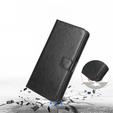 Cu clapetă pentru Samsung Galaxy M15 5G, Crazy Horse Wallet, negru