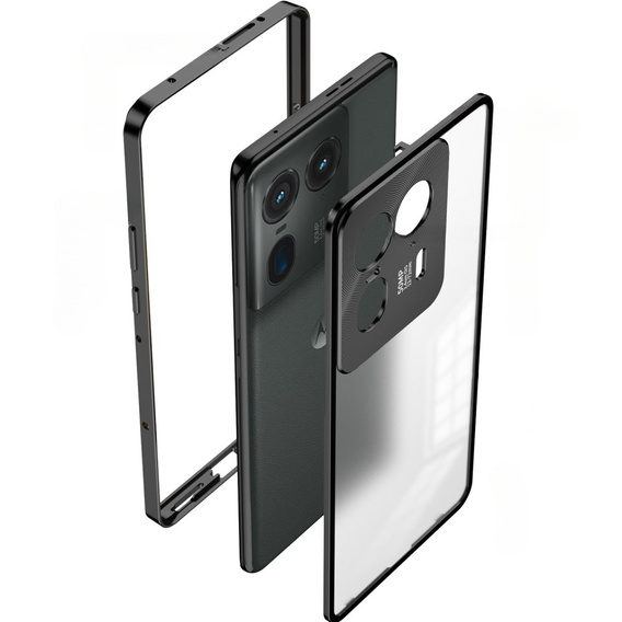 Carcasă pentru Motorola Edge 50 Ultra, Frame Case, negru