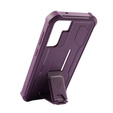 Husă blindată pentru Samsung Galaxy S21 FE, Dexnor Full Body, violet închis