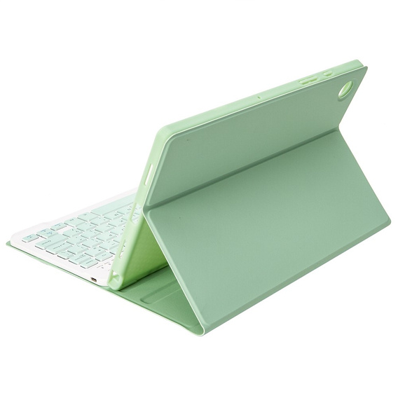 Carcasă + tastatură Samsung Galaxy Tab S6 Lite 10.4, Pen Slot, verde