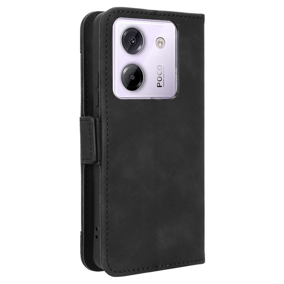Cu clapetă pentru Xiaomi Poco M7 Pro 5G, Card Slot, negru