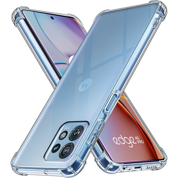 Huse pentru Motorola Edge 40 Pro, Dropproof, transparentă