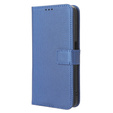 Cu clapetă pentru Realme Note 50, Wallet Smart Magnet, albastru