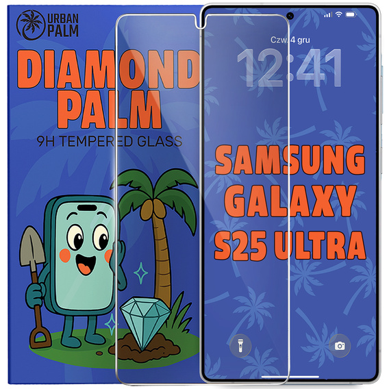 Sticlă temperată Diamond Palm pentru Samsung Galaxy S25 Ultra