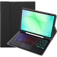 Husă cu tastatură Bluetooth iluminată și touchpad pentru Samsung Galaxy Tab A11+