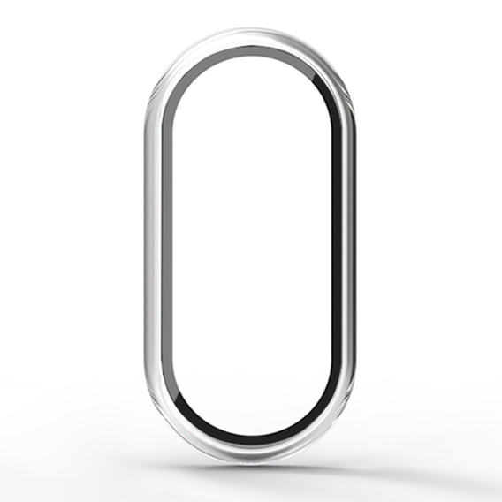 Carcasă 2in1 + sticlă călită pentru Xiaomi Smart Band 10 / 9 / 8, negru