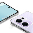 Husă pentru Oppo Reno 14F, întărită, cu protecție pentru cameră, transparentă
