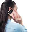 Husă Dux Ducis pentru iPhone 17 Pro, Skin Pro, cu clapetă, cu slot pentru carduri, roz