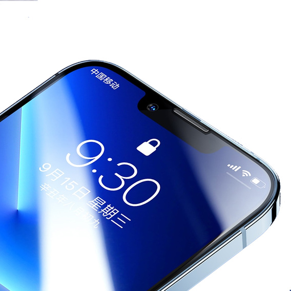 Sticlă călită 3D pentru iPhone 14 Plus, negru