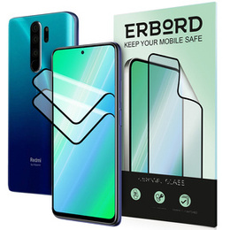 2x sticlă ceramică ERBORD Hybrid Glass pentru Xiaomi Redmi Note 8 Pro